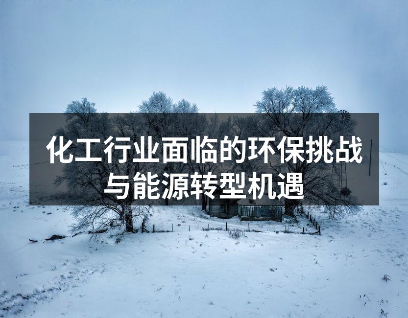 化工行业面临的环保挑战与能源转型机遇
